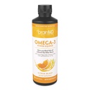 BRAINMD ד"ר Amen אומגה 3 Power Squeeze, Citrus Blast - 16.8 oz - תומך Cardiovascular, Brain & Immune System Health -ten Free - 30 משרתים