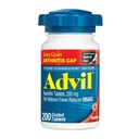 Advil Pain Reliever ו Fever להפחית, טיפול בכאב עם Ibuprofen 200 מ"ג עבור כאב משותף, שריר Ache וקטין Arthritis כאב הקלה - 200 טבליות עם Easy Open Arthritis Cap
