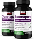 עבור FACTOR Somnapure Softgels 2-Pack Sleep Aid to Fall Asleep Faster, Stay Asleep Longer, Wake Uprated, Sleep Aid for Adults with Melatonin, Ashwagandha, ולריאן Root, 120 Softgels