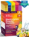 KEY NUTRIENTS אבקת Packets No Sugar - 5 Flavors טעים באריזות לחות 40 Pack - Gluten Free Electrolytes אבקת Packets