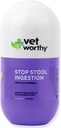 Vet Worthy Stop Stool Ingestion - Coprophagia - כלבים תוספת למנוע אכילת Stool - כלב תוספת עם יוקה Schidigera, Parsley Leaf, Chamomile, Thiamine - Liver Flavor, 120 טבליות Chewable