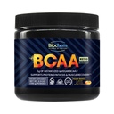 אבקת ביוצ'אם BCAA Peach מנגו 5g - 30 משרתים | טבעוני, Gluten Free, Keto, מיידית 2:1 BCAA תוספת עבור שריר התאוששות, סינתזה חלבונים וההירצה | אבקת אלקטרוליט Amino Acid