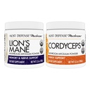 Host Defense Bundle עם אבקת מאן של אריה, 3.5 oz & Cordyceps אבקת, 3.5 oz - תמיכה בריאות המוח, זיכרון ו Focus - תמיכה בריאות ואנרגיה *