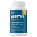ד"ר Tobias Digestive Enzymes with Amylase, Bromelain, Lipase, Lactase, Protease, Papain & More, Digest עם 18 Enzy for Digest ו- Gut Health, 30 קפסולות, 15 משרתים, 15 לשרתים, 15 לשרתים, 15 משרתים.
