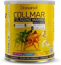 Drasanvi COLLMAR hydrolyzed Collagen עם Magnesium ו Turmeric 300g אבקת Vanilla Flavor - עבור צמיחה שרירים וגלוטן חינם