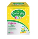 Culturelle Kids Probiotic + סיבים Packets (Ages 3) - 60 Count - תמיכה בבריאות העיכול & Immune - מסייע לשחזר סדירות