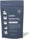 Rokie Wellness Sleep - Natural Sleep Aid עם 180 מ"ג של Magnesium Bisglycinate, 1 מ"ג מלטונין, ולריאן Root, ו- Passion Flower to Promote Tranquility & Sleep (15 Pack, BlackBerry Lemon)