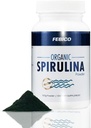 Premium Organic Spirulina- טבעונית, Enriched ויטמין B12, Phycocyanin, Energy Boost, non-GMO, Gluten Free & Non-Irradiated, USDA, Naturland, Halal Certified 100gggg, non-GMO, Gluten Free & Non-Irradiated, USDA, NetA, Naturland, Halal Certified 100g 100g 100g מוסמך 100gggg