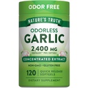 האמת של Nature's Truth Odorless Garlic 2400 מ"ג | 120 Softgels