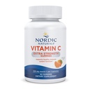 Nordic Naturals ויטמין C אקסטר כוח מסטיקנים - Tangerine Flavor - 60 חניכיים - 500 מ"ג ויטמין C תוספת - נמוך-Sugar Immune - תמיכה - 30 משרתים