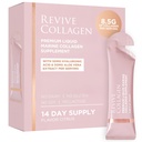 Revive Collagen Premium 8,500mg hydrolyzed Marine Collagen תוספת משקאות עם תוספת Hyaluronic Acid & Aloe Vera עבור עור בריא, שיער, ריחות ופרקים | לימון & Lime (14 ימים).