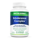 Enzyme Science Intolerance Complex, 30 קפסולות תמיכה מקיפה עבור Sensitivities Common Digestive Gluten, Casein, Phenol Sensitivities, and Complex Carbohydrates Intolerance Relief