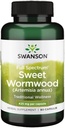 Swanson Sweet Wormwood - May Promote GI Gut Health, Microbial Balance & Digestive Health Support - Herbal Supplement with Artemisin - (90 קפסולות, 425 מ"ג כל אחד)