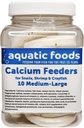 מזון מים Inc. Calcium Feeder Medium-Large Shells. תוספת של Shells עבור שרימפ, Snails, Crabs, Crayfish, Hermit Crabs ואת כל הדגים הטרופיים ...10 הרוזן ג'ארד