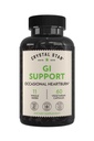 Crystal Star GI תומך תוסף (60 קפסולות) - Herbal Gut Health Supplement זה מרגיע Occasional לבבורן ותמיכה Acid Reflux - ג'ינג'ר, Slippery Elm Bark & Betaine HCL - Non-GMO