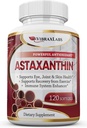 Astaxanthin 10mg / Best Pure Antioxidant מ Microalgae, Helps Skin Care & Eye, Arthritic Joints, Aging בריא, Boosting אנרגיה, 120 Non-GMO Softgels - Premium Astaxanthins