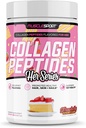 שרירנים Collagen Peptides - hydrolyzed Grass Fed Collagen אבקת תוסף - מקדם שיער בריא, עור, ציפורניים, מפרקים - 30 משרת (Strawberry Shortcake)