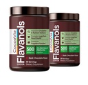 CocoaVia Cardio Health Cocoa אבקה, 60 משרתים, 500 מ"ג Cocoa Flavanols, תמיכה בריאות הלב, Boost Nitric Oxide, שיפור Circulation, אנרגיה, Preworkout, טבעוני, שוקולד כהה Cacao