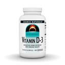 מקור: Naturals ויטמין D-3, תומך בבריאות העצם & החיסון, 2000 iu - 400 קפסולות
