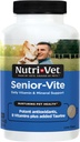תוספי מזון-ויט מבוגרים-Vite Multivitamin, תוספי כלבים, תמיכת Immune, Pet Supplies, ויטמינים לכלבים, חיוניים בכירים, המיוצר בארה"ב, Multivitamin for חיות, הרוזן 120