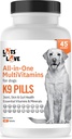 K9 Pills - Multivitamin לכלבים - תוסף לכלבים ווויטמין לכלבים קטנים, בינוניים וגדולים (45 Count)