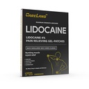 Careland 4% Lidocaine Gel Patch, 6 Count | כאבי כוח מקסימליים עבור כאבי שרירים הקלה בצוואר הברך Back and Shoulders | Unscented Numbing Patch for Soothing Nerves, Joints