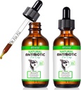 2 Pack Antibiotics for Dogs, Natural Antibiotic for Dog Allergy and Itch Relief, כלב אנטיביוטיקה מסייע לתמוך במערכת חיסונית בריאה, אלרגיה תומכת