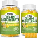 סוכר חינם Creatine Monohydrate חניכיים עבור גברים ונשים Creatine Monohydrate עם Magnesium & ויטמין B12 עבור כוח שרירים וצמיחה, אנרגיה Boost, תוספת טרום עבודהoutm, 120 ספירות