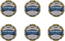 Rawleigh Medicated Ointment: 4.5 oz Blue Tin, צ'סטר צ'סט רוב עבור Cold, Nasalונגestion, Small Aches & Pain, עם קמפור, Menthol & Eucalyptus, non-Gry פורמולה - חבילת של 6 6.