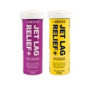 1AB Jet Lag הקלה Effervescent Multivitamin עם תוסף נסיעות Pycnogenol עבור הידרה, אנרגיה, תמיכה Immune - טיסה חיונית - Bundle Citrus 10ct & ברי 10ct