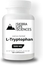 1500 מ"ג גבוה Dose L-Tryptophan מקס בקפסולות Easy-to-Swallow | Gluten-Free, non-GMO | 40 משרתים (Single)