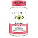Viteyes אומגה 3 חזון בריאות תוספת, EPA & DHA עשיר תזונה, 90 Softgels
