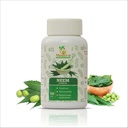מרכז מודרני Ayurvedic אורגני Neem 120 קפסולות תמיכה Acne Control, Antioxidant Protection, Healthy & Glowing Skin Pure Neem (Azadirachta Indica) עבור בריאות טבעית