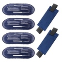 חבילות קרח עבור Injuries Reusable, 4 Pack Hot ו- Cold Gel Packs ו- 2 Pack מכוונן ג'ק וג'אנסים ל-Back Shoulders Arms Knees and Legs פציעות Recovery, Alleviate Joint and Pain Relief