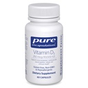 Pure Encapsulations ויטמין D3 250 mcg (10,000 IU) - תוספת לתמיכה העצם, משותף, חזה, לב, קולון & Immune בריאות - עם Premium ויטמין D - 60 קפסולות