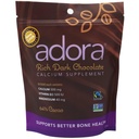 Adora Calcium תוסף, Fairtrade Dark Chocolate, Single Pack - 30 ct