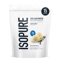 Isopure Zero Carb 100% Pure Whey Isolate אבקת חלבון, Lactose חינם, Gluten חינם, עם ויטמינים, Creamy Vanilla, 25g חלבון Per לשרת, 1 Lb, 15 משרתים (Packaging May Vary)