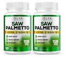 (2 Pack) Saw Palmetto Prostate תוספת לגברים, 3in-1 הטבות, DHT Blocker שיער צמיחה ו Beta Blocker, Urinary Health, Prostate Function Support, 2 חודשים אספקת