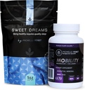בריאות בונדל עם ולריאן Root Sweet Dreams Tea & Mobility Magnesium עם קפסולות אבקה קולג'ן, רכיבים טבעיים, 60 משרתים