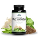 מערכות בריאות אופטימאליות BonePlus Calcium | Highly Absorbable Chelated Calcium + Ipriflavone, Probiotics, Plant Enzy |עצמות העצם | 90 קפסולות