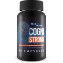 Cogni Strong Pro - Brain Health Support for Memory, Focus, Clarity, & Mood - תוספי בריאות המוח למבוגרים עם ג'ינסנג, Turmeric, Green Tea, & ויטמין D - Nootropic Brain Booster