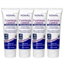 TriDerma Psoriasis Control Face & Body Cream - כוח מקסימלי 3% Salicylic Acid, AP4 Aloe Vera Gel, Urea Cream - תוספת Moisturizing טיפול, No Cortisone או Coal Tar - FSA Eligible - 4.2 oz, 4Pack