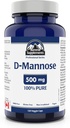 תוספי הפסגה - D-Mannose 500 מ"ג, 120 Veggie Caps - תמיכה Urinary Tract Health - מקור carbohydrates כדי לתמוך בייצור אנרגיה - תוספת תמיכה אתלטיקה