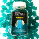Reposé Goodnight Melatonin Gummies 3 מ"ג Per לשרת, 30 יום בקבוק (60 חניכיים דובים) - תוספת שינה עבור מבוגרים - לא הרגל טופס סיוע שינה טבעי
