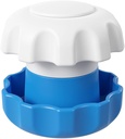 EZY DOSE Pill Crusher ו-Greener עבור ויטמינים, טבליות עם אחסון השוואתי, ילדים, חיות, זקנים, תרופות Crushes ללא מאמץ לתוך אבקה יפה, Easy-to-Use עיצוב, כחול, BPA חינם חינם חינם חינם