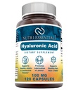 תוסף Hyaluronic Acid Dietary - 100 מ"ג 120 קפסולות (Non-GMO) - התוספים הטובים ביותר לבריאות משותפת, טיפוח העור ועוד *