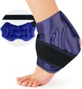 Ankle Ice Pack Wrap for Swelling, Ice Pack for Ankle Injuries Reusable, Cold Compress Therapy for Feet Pain Relief, Ankle Ice Wrap for Sprains, Achilles, Tendonitis, Plantar Fasciitis Blue Blue Blue Blue