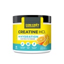 CON-CRET Creatine HCl + הידרה | אבקת אלקטרוליט Tub | Citrus מנגו | Sugar Free Electrolytes | Rehydration Formula w Potassium, Sodium, Zinc, Magnesium to Hydrate & Recover (40 serv)