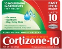 קורטיזון 10 כוח מקסימלי פלוס Ultra Moisturizing קרם אנטי מיץ, 1% הידרוקורטיזון, 1 oz.