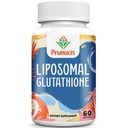2400MG Liposomal Glutathione, עם ויטמין C, Milk Thistle & Alpha-Lipoic Acid, Master Antioxidants, Pure מופחת L-Glutathione - Immune System, Cell Fix, Energy, High Absorption, 60 Softgels Softgels